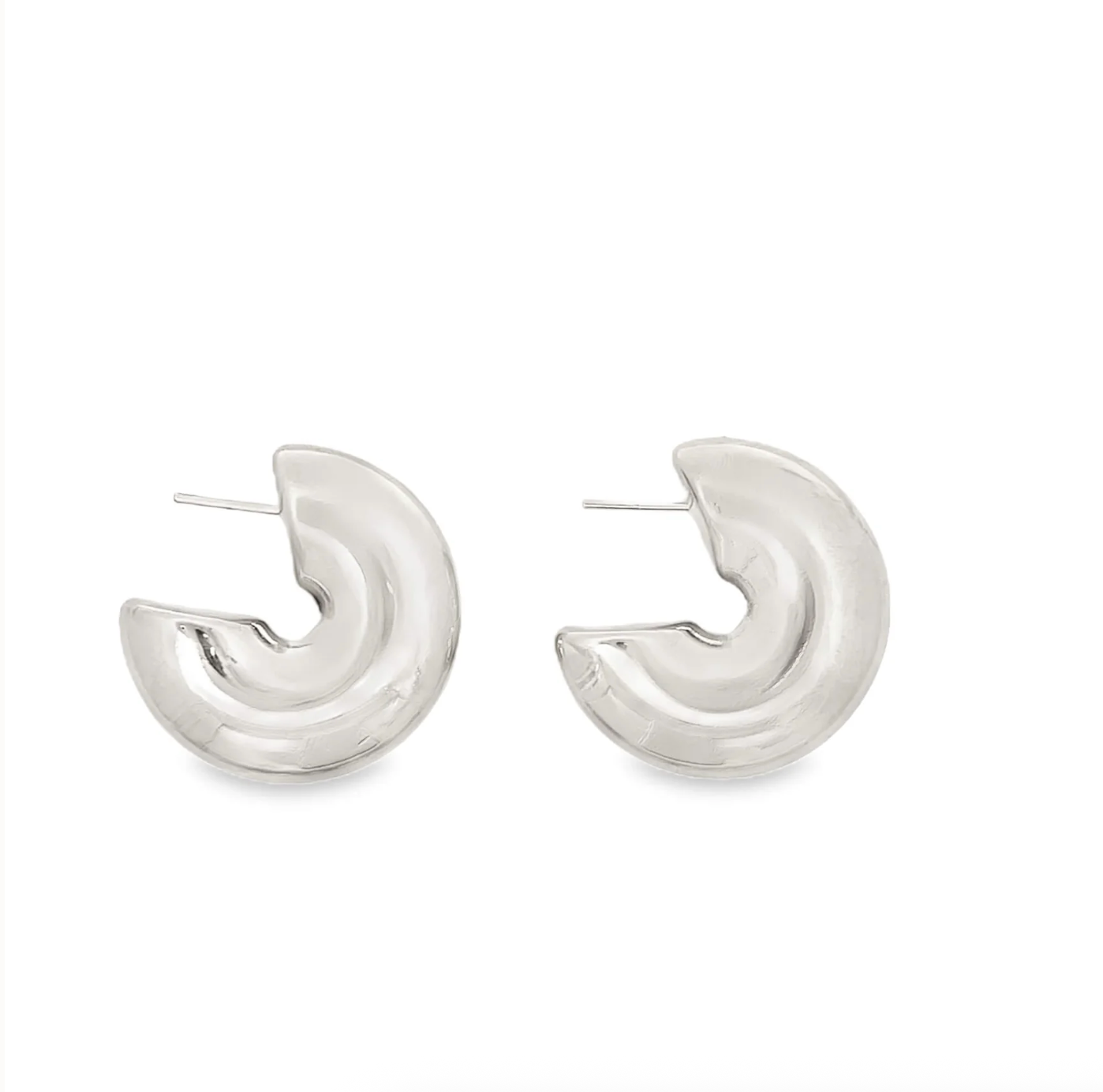 "Honey" Chunky Classic Hoop Earrings