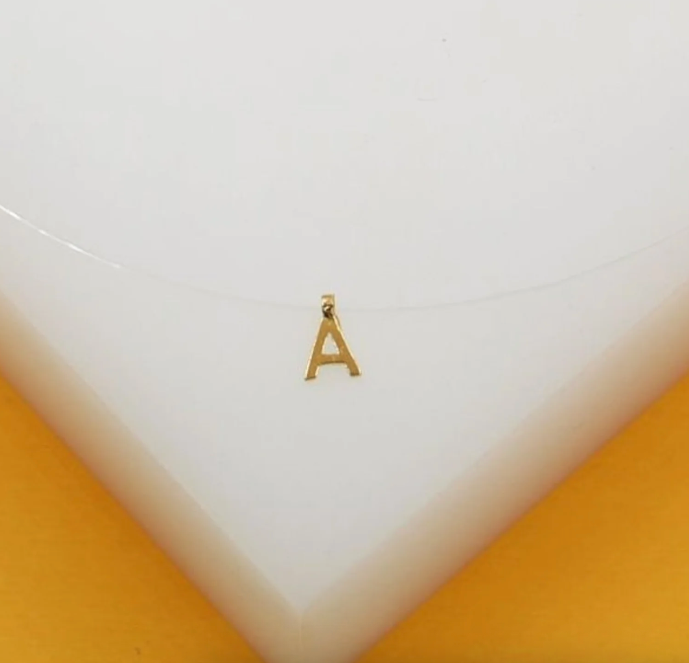 "Honey" Initial Pendant