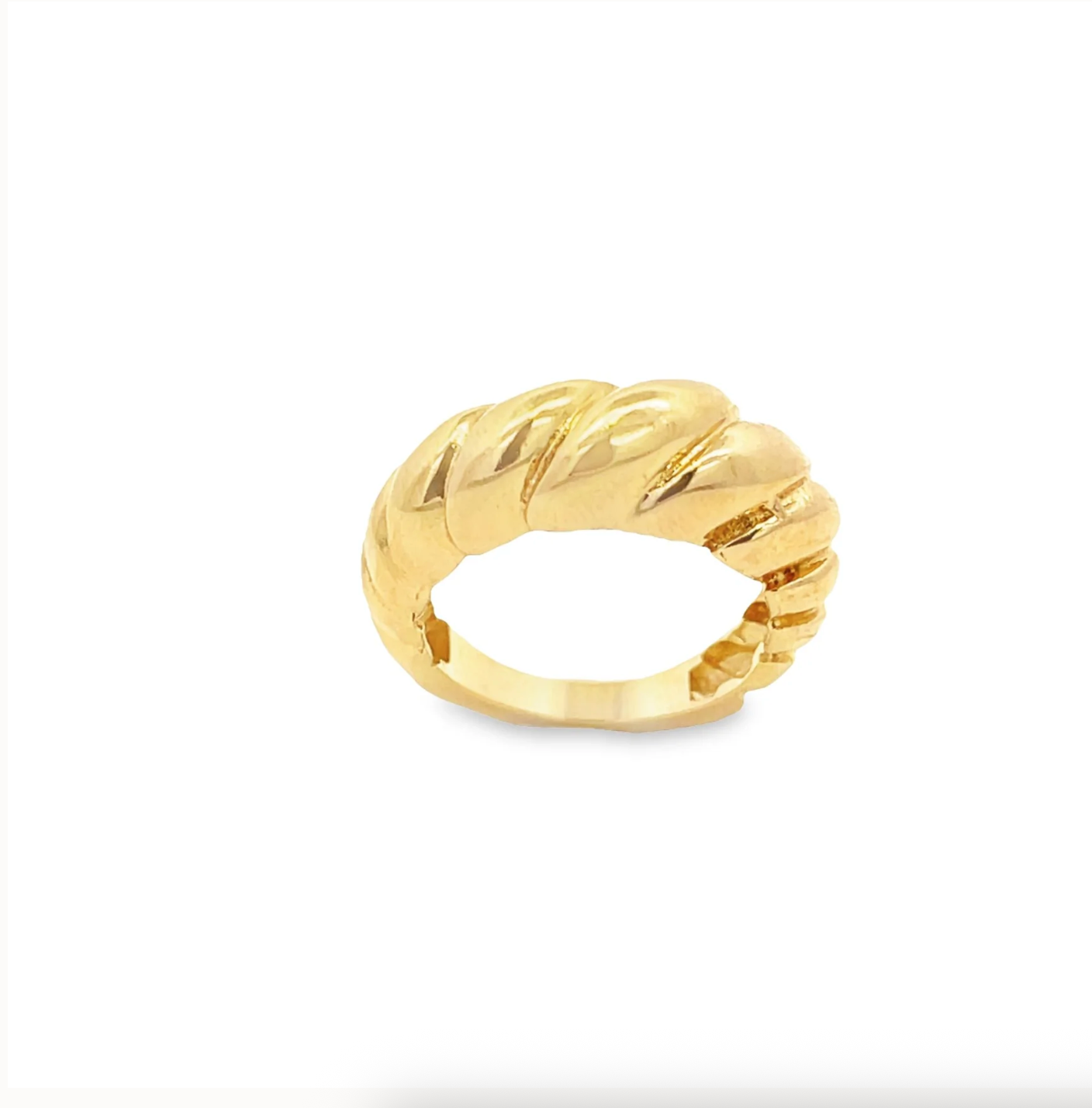 "Oui" Croissant Everyday Ring