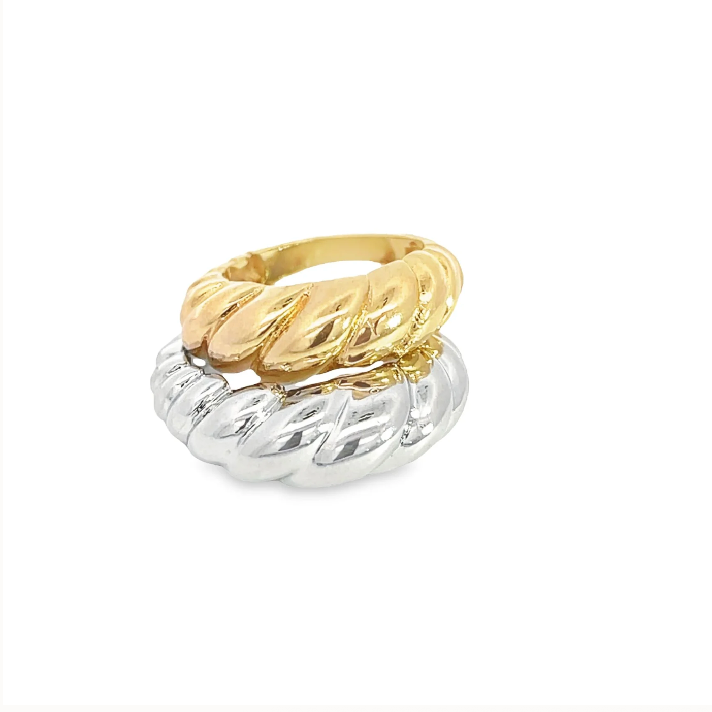 "Oui" Croissant Everyday Ring