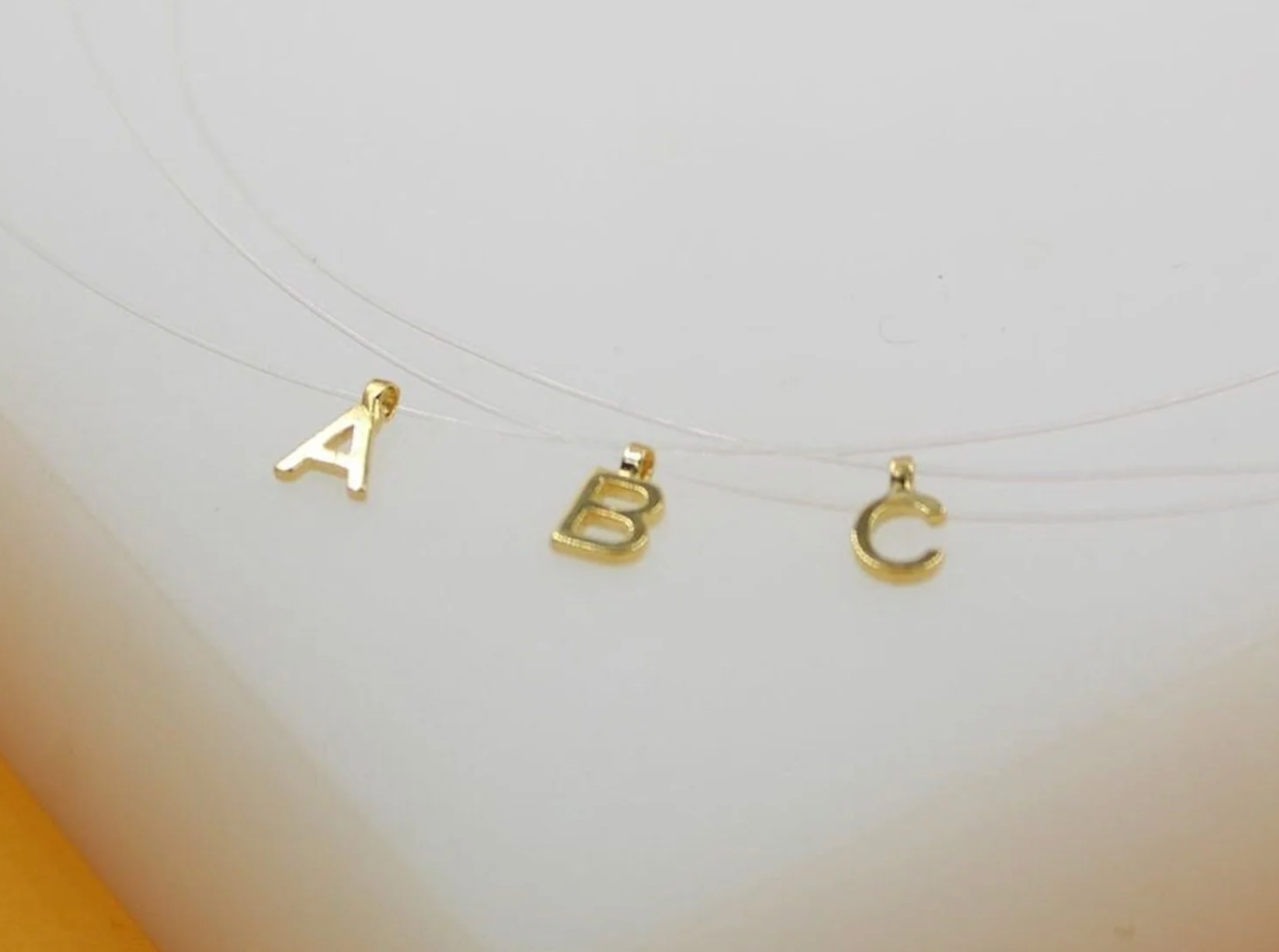 "Honey" Initial Pendant