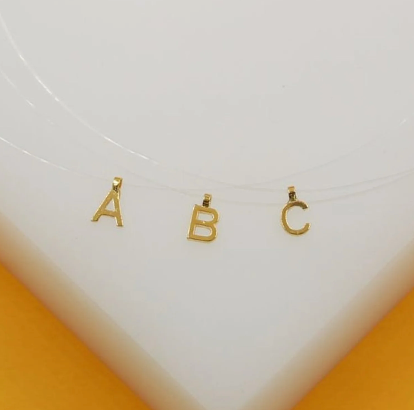 "Honey" Initial Pendant